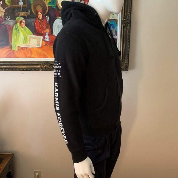 Romero Britto x  Black Jaguar White Tiger Foundation “Karma” Black Zip Closure H - Picture 5 of 12